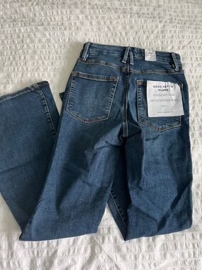 Good American Good Petite Flare Jeans 25 0